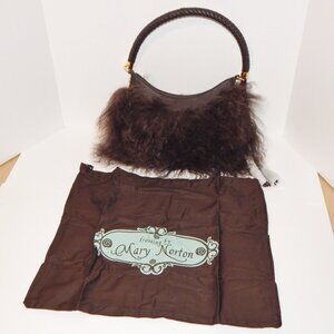 Frosting by Mary Norton Faux Fur Hobo NEW